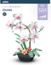 584-Piece-Mini-Blocks-Flower-Series-Orchid-Playset Sale