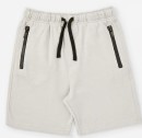 NEW-Zip-Detail-Knit-Shorts Sale