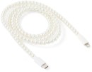 NEW-USB-C-to-Lightning-Beaded-Faux-Pearl-Cable-White Sale