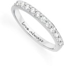 Sterling-Silver-Love-Always-Cubic-Zirconia-Ring Sale