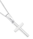 Sterling-Silver-16mm-Cross-Pendant Sale