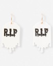 Halloween-RIP-Earrings-White Sale