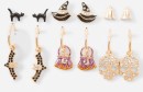 6-Pack-Halloween-Witch-Earrings-Gold-Tone Sale