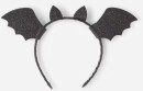 NEW-Halloween-Glitter-Bat-Headband-Black Sale