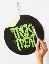 Wood-Round-Sign-Trick-or-Treat Sale