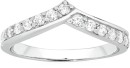 Sterling-Silver-Cubic-Zirconia-V-Shape-Ring Sale