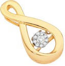 9ct-Gold-Diamond-Cluster-Infinity-Pendant Sale