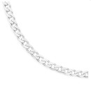 Sterling-Silver-50cm-Gents-Bevelled-Curb-Chain Sale