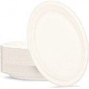 Plate-Sugarcane-Oval-32cm-Pk-50 Sale