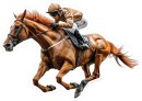 Spring-Racing-Horse-Cut-Out Sale