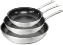 The-Cooks-Collective-ONE-Stainless-Steel-NonStick-20cm-24cm-and-28cm-Frypan-Set Sale