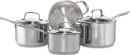 The-Cooks-Collective-4pc-ONE-Stainless-Steel-Cookware-Set Sale