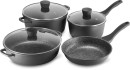 The-Cooks-Collective-4pc-Classic-Non-Stick-Cast-Aluminium-Cookware-Set Sale