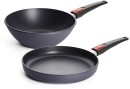 WOLL-Diamond-Lite-Detachable-Handle-Induction-26cm-Stir-Fry-and-28cm-Frypan-Set Sale