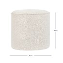 Adele-Small-Boucle-Ottoman-by-Habitat Sale