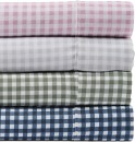 Emerald-Hill-Gingham-Washed-Microfibre-Sheet-Set Sale