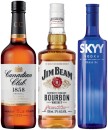 Canadian-Club-Whisky-Jim-Beam-White-Label-Bourbon-or-Skyy-Vodka-700mL Sale