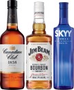 Canadian-Club-Whisky-Jim-Beam-White-Label-Bourbon-or-Skyy-Vodka-700mL Sale