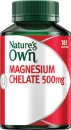 Natures-Own-Magnesium-Chelate-500mg-180-Capsules Sale