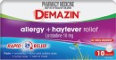 Demazin-Allergy-Hayfever-10-Tablets Sale