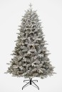 Myer-Giftorium-Arrow-Pine-Flocked-Pre-Lit-Christmas-Tree-210cm Sale