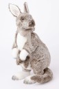 Australian-House-Garden-Eucalyptus-Plush-Kangaroo-Decoration-with-Bow-in-Grey Sale