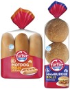 Tip-Top-Hot-Dog-Rolls-6-Pack-450g-or-Hamburger-Rolls-6-Pack-520g Sale