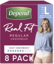 Depend-Real-Fit-Underwear-For-Women-Large-8-Pack Sale