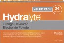 Hydralyte-Electrolyte-Powder-Orange-24-Sachets Sale