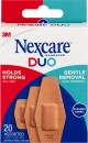 Nexcare-Duo-Fabric-Bandages-Assorted-20-Pack Sale