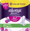 Always-Discreet-Incontinence-Pads-Normal-30-Pack Sale