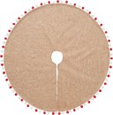 Jolly-Joy-Hessian-Pompom-Tree-Skirt Sale