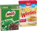 Nestl-Milo-Cereals-330-350g-Cini-Minis-Churros-360g-Uncle-Tobys-Weeties-510g-or-Cheerios-Original-320g-Selected-Varieties Sale