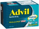 Advil-Minis-Ibuprofen-200mg-Liquid-Capsules-20-Pack Sale