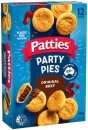 Patties-Party-Pies-Pasties-Quiches-or-Sausage-Rolls-12-Pack Sale