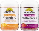 Natures-Way-Adult-Vita-Gummies-Multivitamin-or-Vitamin-C-120-Pack Sale