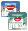 Huggies-Baby-Wipes-Coconut-Oil-or-Fragrance-Free-400-Pack Sale