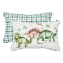 Kids-Bad-to-the-Bone-Dinosaur-Oblong-Cushion-by-Pillow-Talk Sale