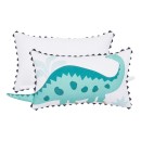 Kids-Bad-to-the-Bone-Dinosaur-Oblong-Cushion-by-Pillow-Talk Sale