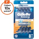 Gillette-Sensor3-Comfort-Razor-Pk-8 Sale