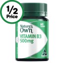 Natures-Own-Vitamin-B3-500mg-Tablets-Pk-60 Sale