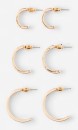 3-Pack-Gradual-Circle-Hoop-Earrings-Gold-Tone Sale