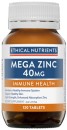 Ethical-Nutrients-Mega-Zinc-40mg-120-Tablets Sale