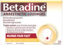 Betadine-Anaesthetic-Honey-Lemon-Flavour-16-Lozenges Sale