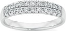 9ct-White-Gold-Diamond-Double-Row-Band Sale