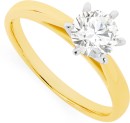 18ct-Gold-Diamond-Solitaire-Ring Sale