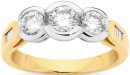 18ct-Two-Tone-Gold-Diamond-Trilogy-Ring Sale