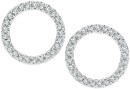 Exquisites-9ct-Gold-Diamond-Circle-Stud-Earrings Sale