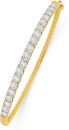 9ct-Gold-Diamond-Bangle Sale