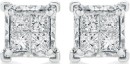 9ct-Two-Tone-Gold-Diamond-Invisible-Princess-Cut-Stud-Earrings Sale